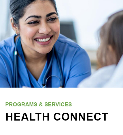 Nurse smiling at Patient